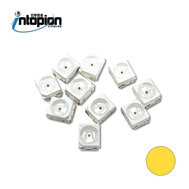 CHIP LED 3528 YELLOW (단위/10EA) / 인투피온