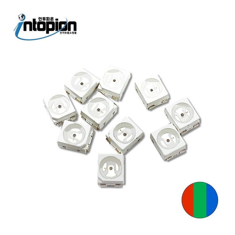CHIP LED 3528 RED/GREEN/BLUE(3COLOR) (단위/10EA) / 인투피온