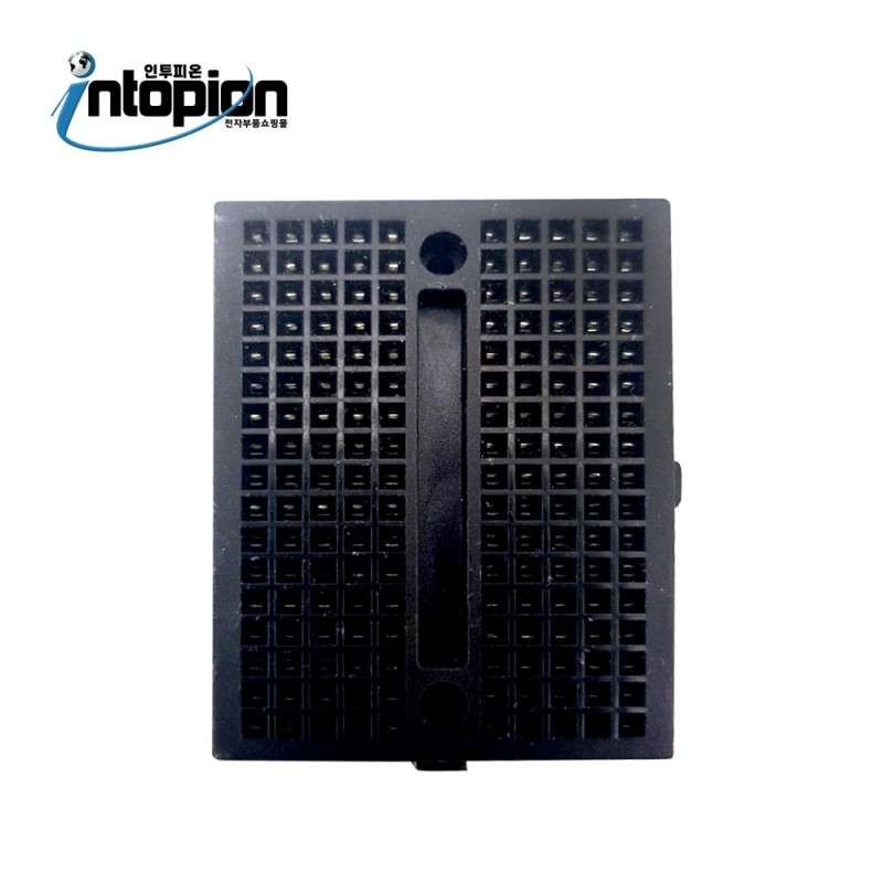 브레드보드 빵판 170홀 미니브레드보드 검은색 (Solder less Bread Board BLACK , JD-107-BLACK) / 인투피온