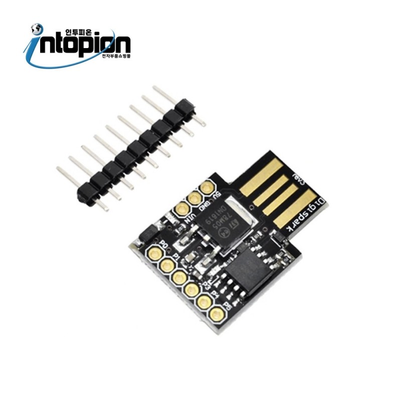 ATTINY85 마이크로 컨트롤러 USB 개발보드 / 인투피온