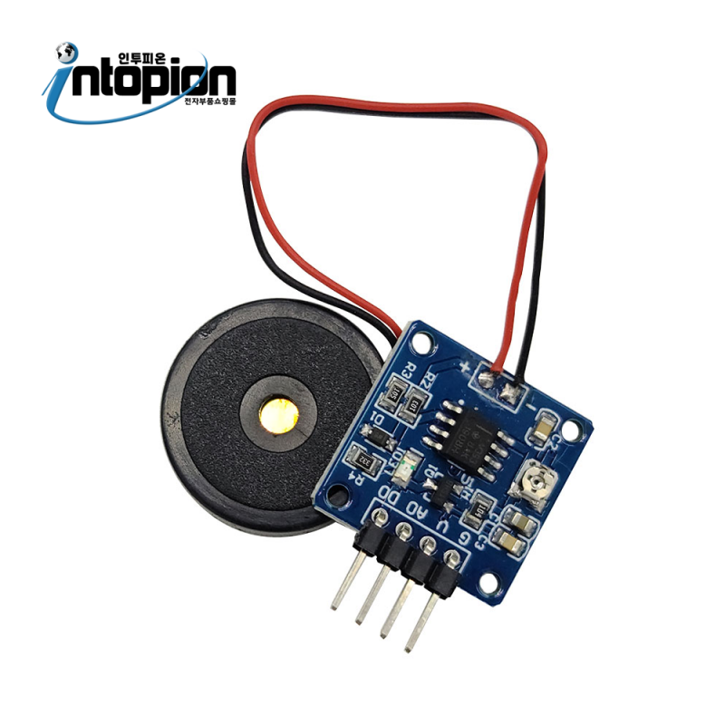 아두이노 압전 충격 탭 센서 모듈 PIEZOELECTRIC SHOCK TAP SENSOR MODULE / 인투피온