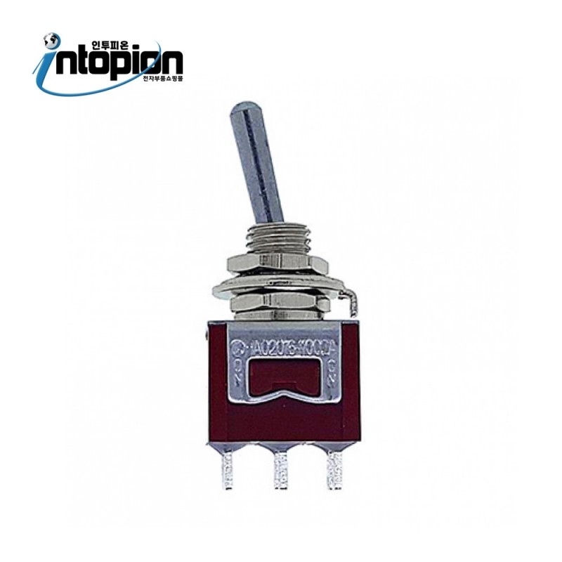 도원전기 6핀 2단 토글스위치 자동 복귀 (정격 125V 3A / 250V 2A DTS-6203MF) / 인투피온