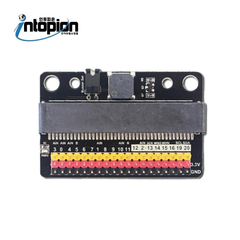 마이크로비트 GPIO 부저 확장보드 BBC Micro:bit / 인투피온